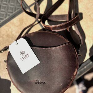 NWT Real Leather HandBag